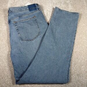 Abercrombie Fitch 90s Slim Straight Ultra High Rise Jeans 20L (FITS 41 X 33) NEW